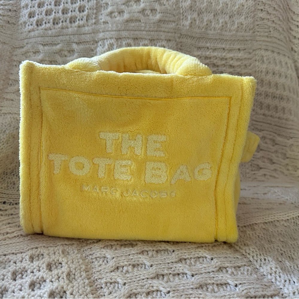Marc Jacobs Vibrant Yellow Plush Tote
